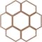 Ekena Millwork Florin Wood Fretwork Pierced Ceiling Medallion, Wood (Paint Grade), 36"OD x 12 5/8"ID x 3/8"T CMWP36X36X0375FOMF - alternate 4